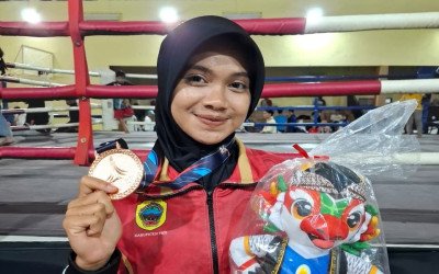 Siswi MA Madarijul Huda Raih Perunggu Muaythai Porprov 2026