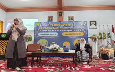 PERINGATI ISRA' MI'RAJ, MA MADARIJUL HUDA SELENGGARAKAN MAULID DAN DIALOG INTERAKTIF